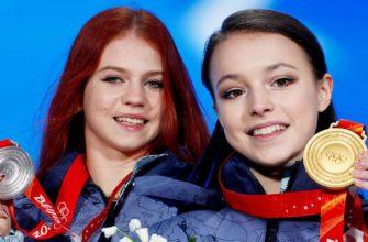 Анна Щербакова и Александра Трусова