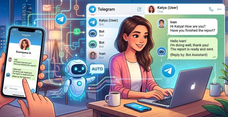 Telegram автоматизировал личные сообщения
